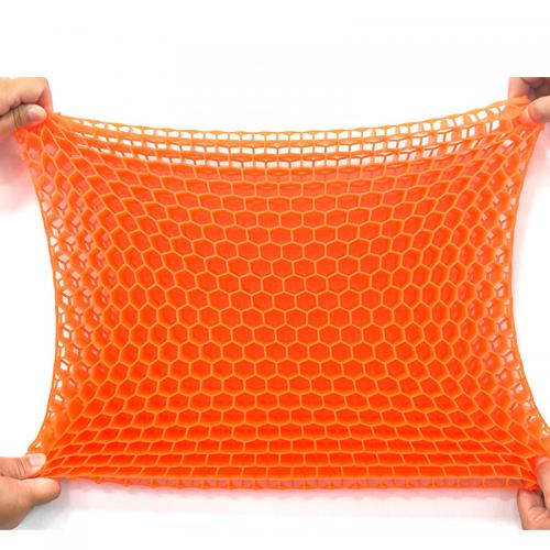 Orange soft 42*37*4.5cm gel seat cushion 
