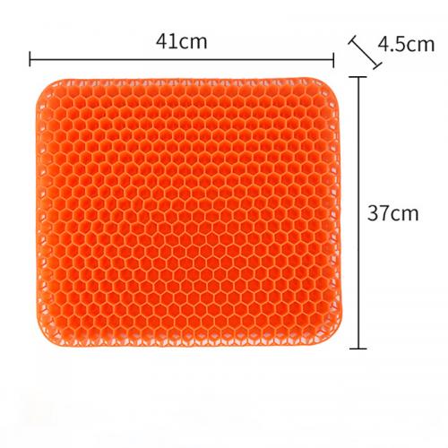 Office orange soft 42*37*4.5cm gel seat cushion  - 副本