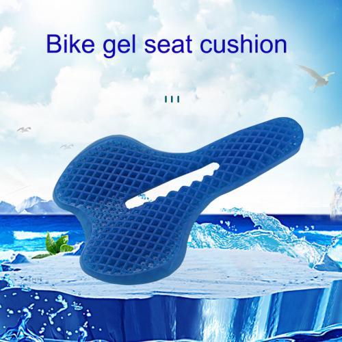 Soft Cool and Breathable Honeycomb Design Bicycle Saddle Pad Gel Padded Bike Seat Cushion Bicycle Gel Seat Cushion - 副本