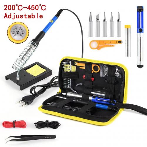 60W Adjustable Temperature Solder Rework Machine Welding Repair Tools Kit Set Circuit Board Electric Soldering Iron Catuin - 副本